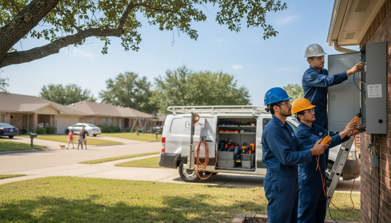 Certified electrician providing emergency electrical services in Marsland, NE